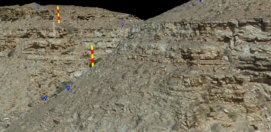 In a recent clear out of old data CDs and DVDs I happened across the original imagery and the DGPS data for a test study of part of Fan 2 in the Tanqua Fan complexes.  
