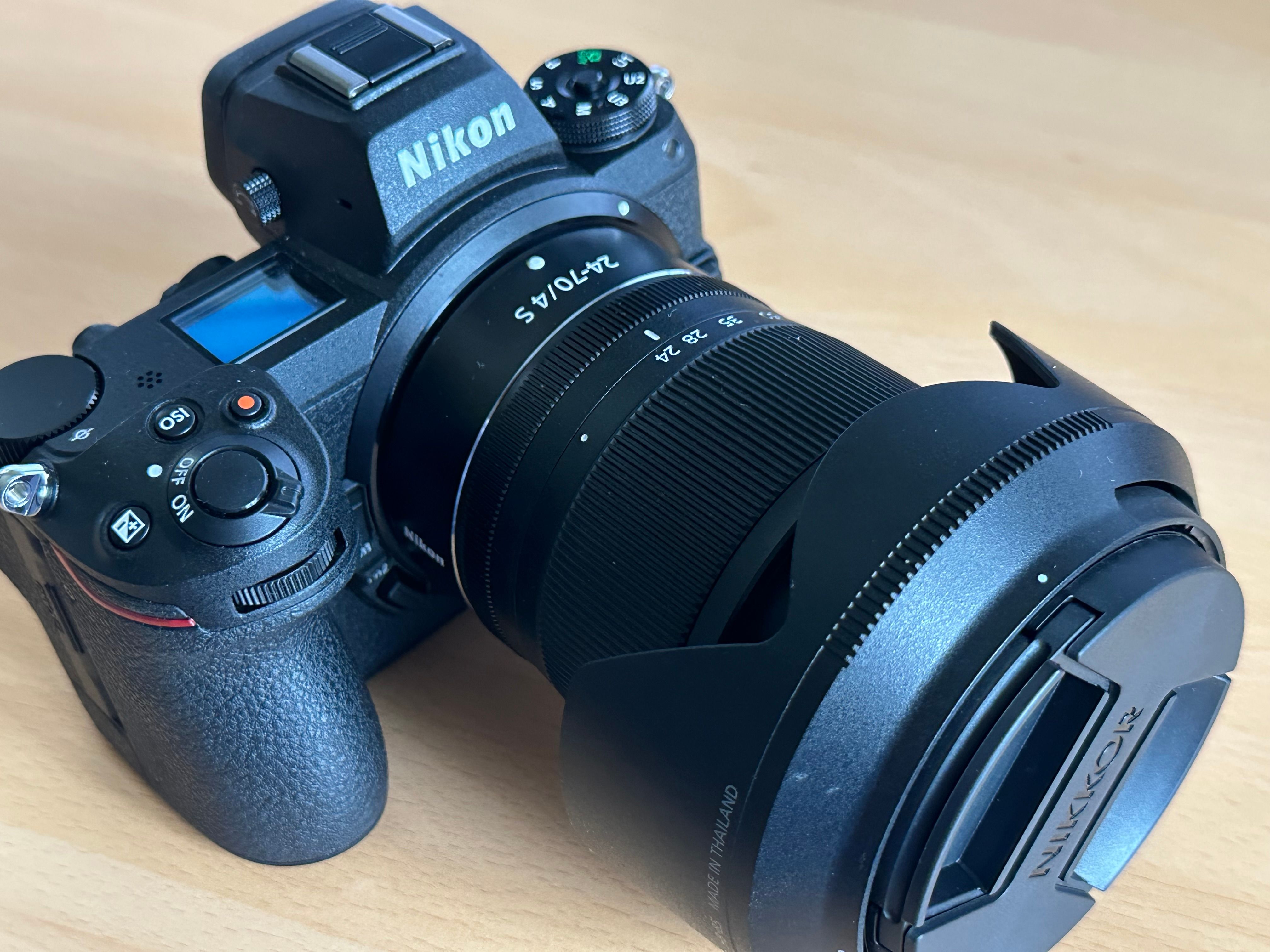 The mirrorless Nikon Z7ii from 2020. 