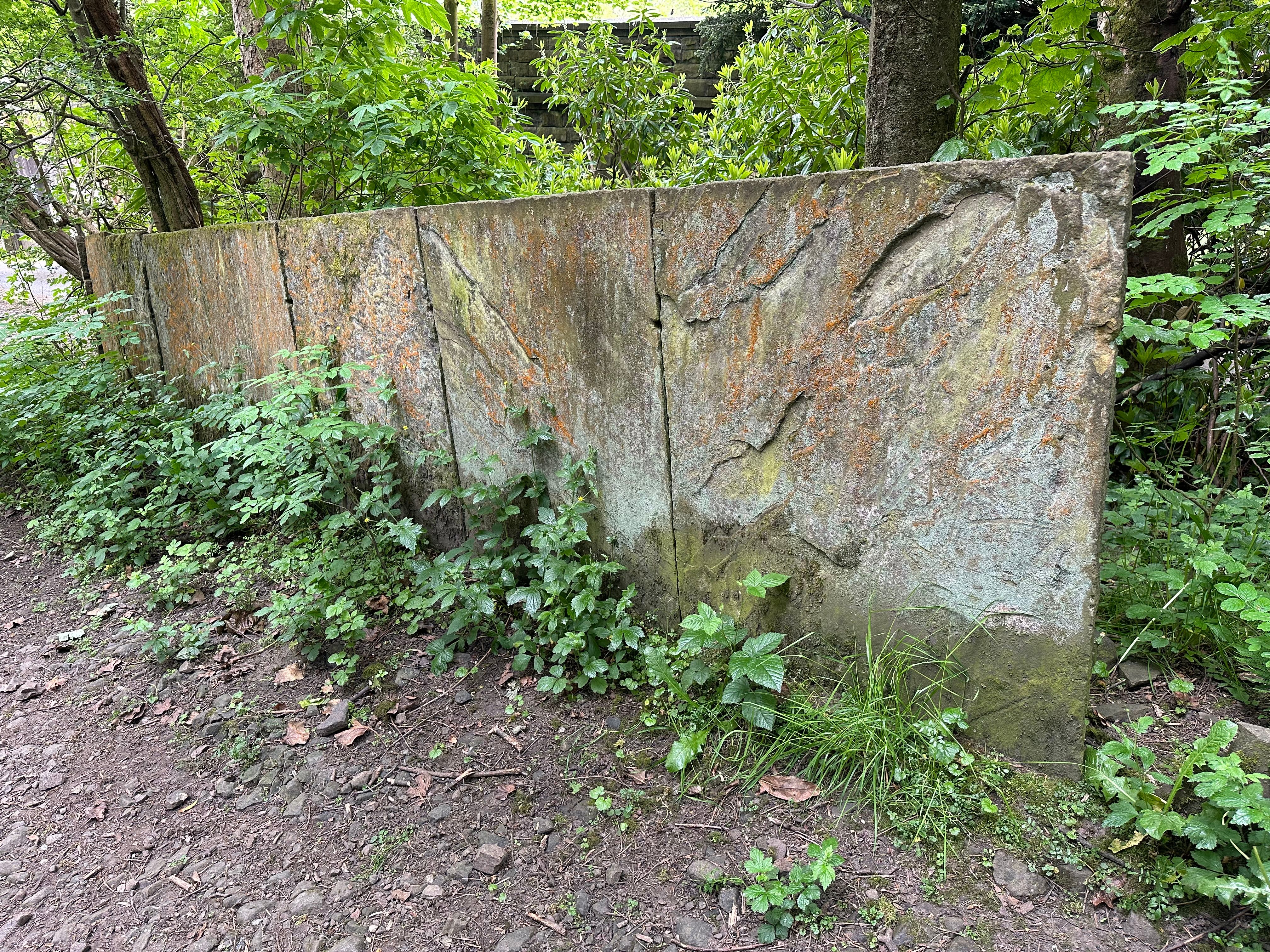 The Haslingden Flagstones are found locally as walls, and even as roofing tiles.