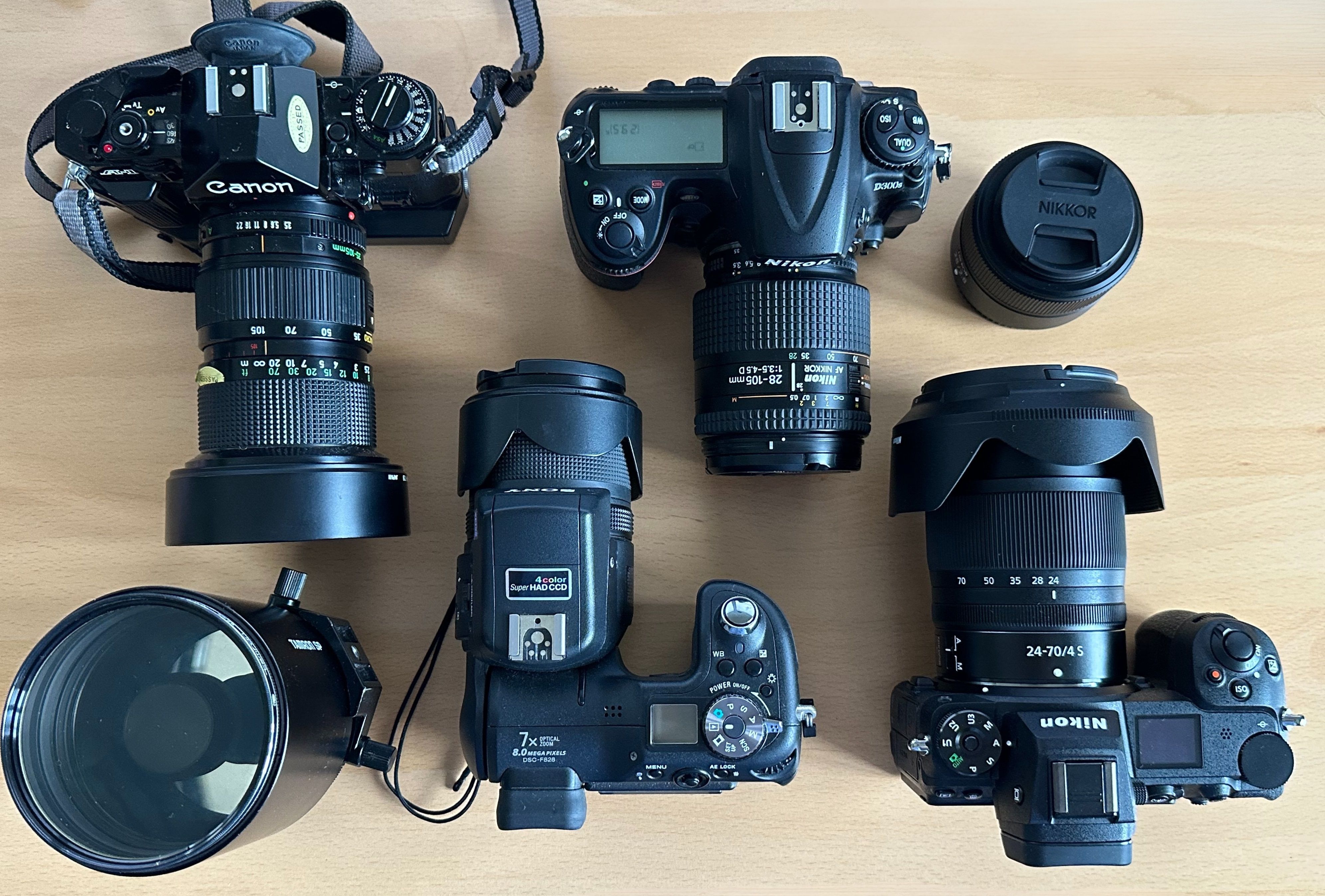 digital cameras and lenses
