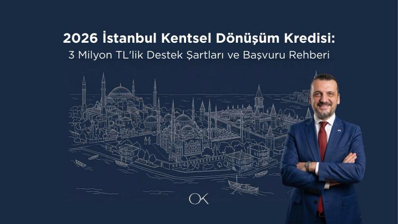 Lacivert arka plan üzerine beyaz hatlı klasik İstanbul silüeti mimari eskiz çizimi.