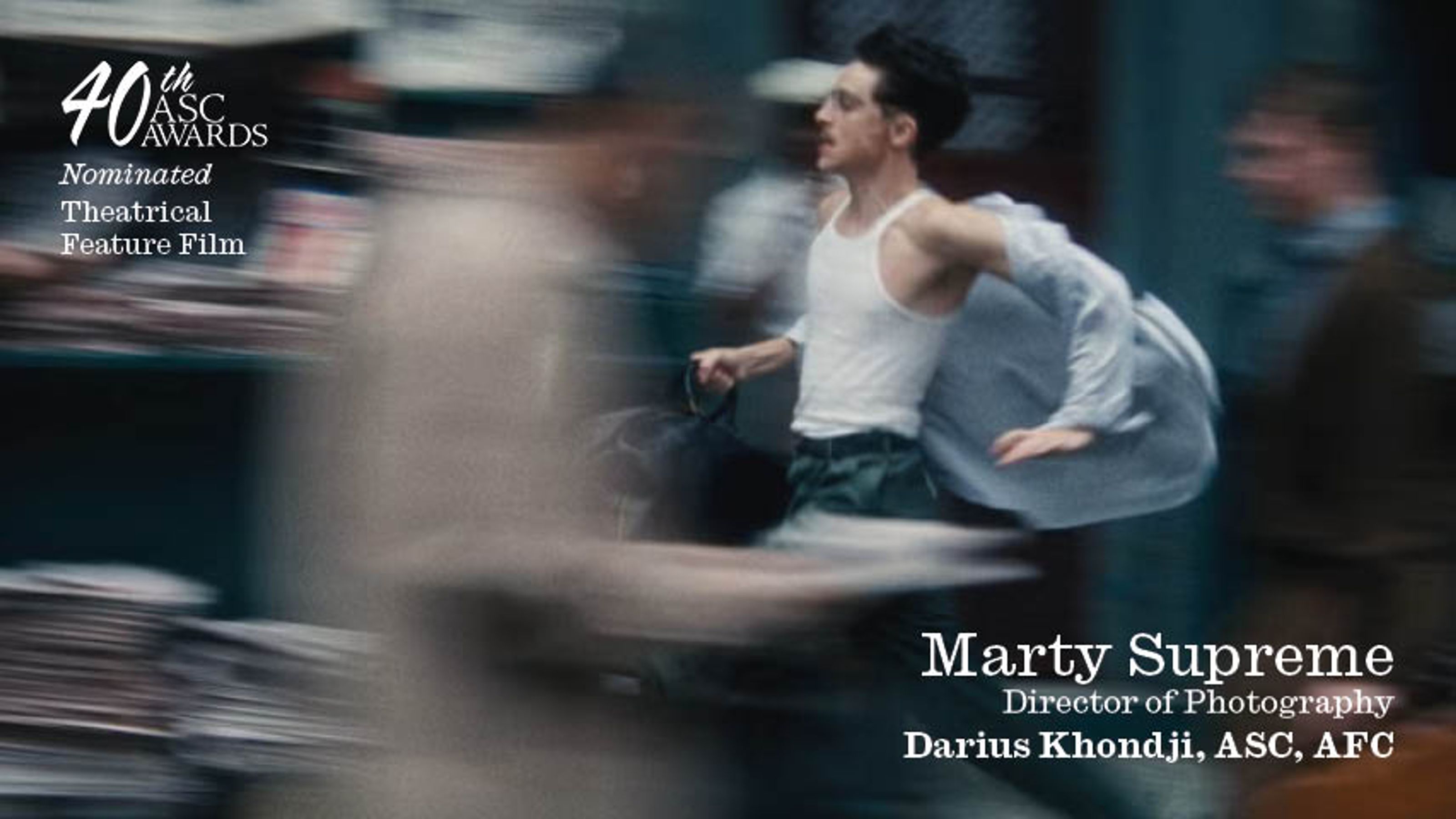 The ASC reveals nominations for this year’s Awards