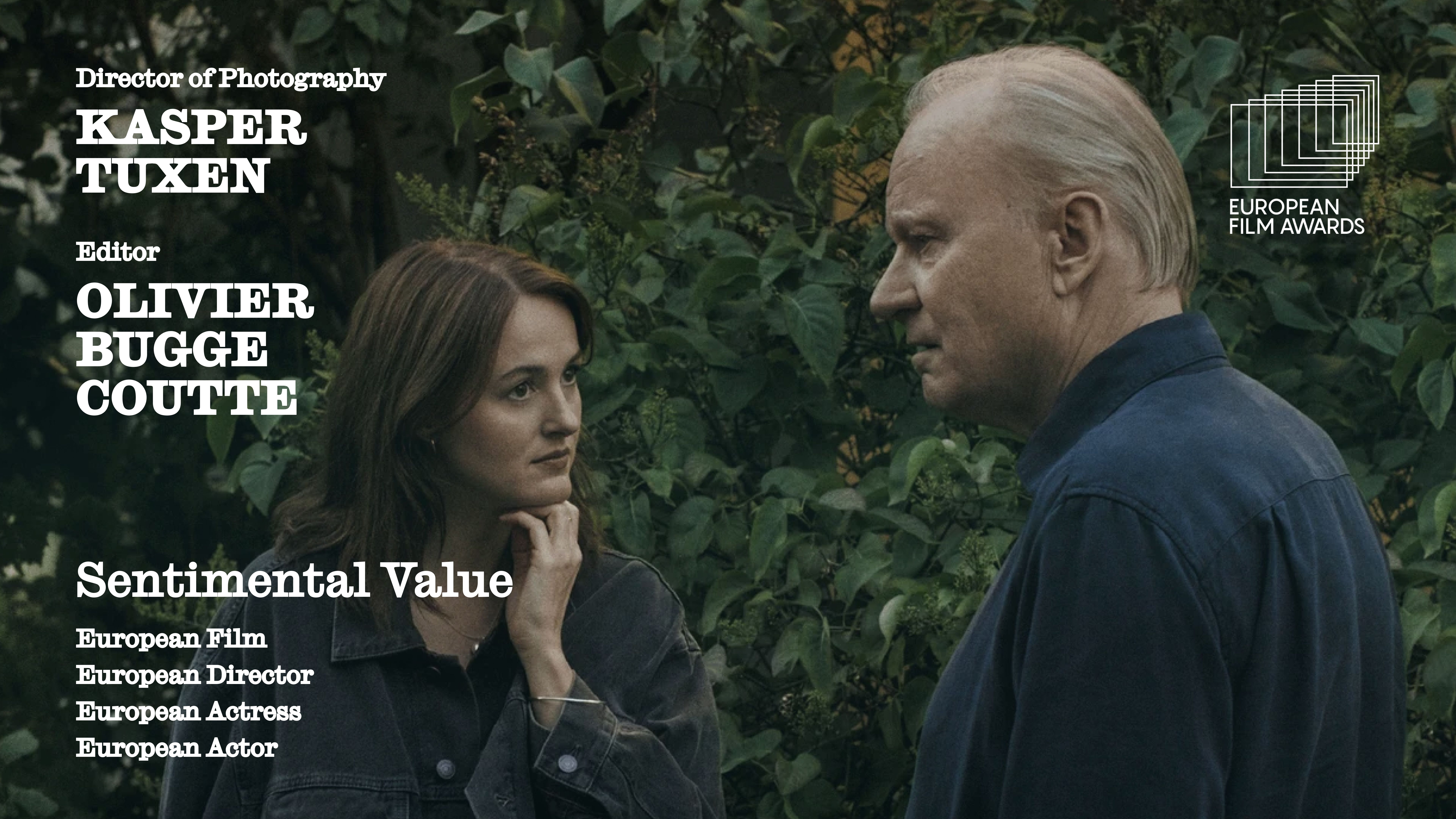 Congratulations to all of the winners at this year's European Film Awards, with projects featuring our clients