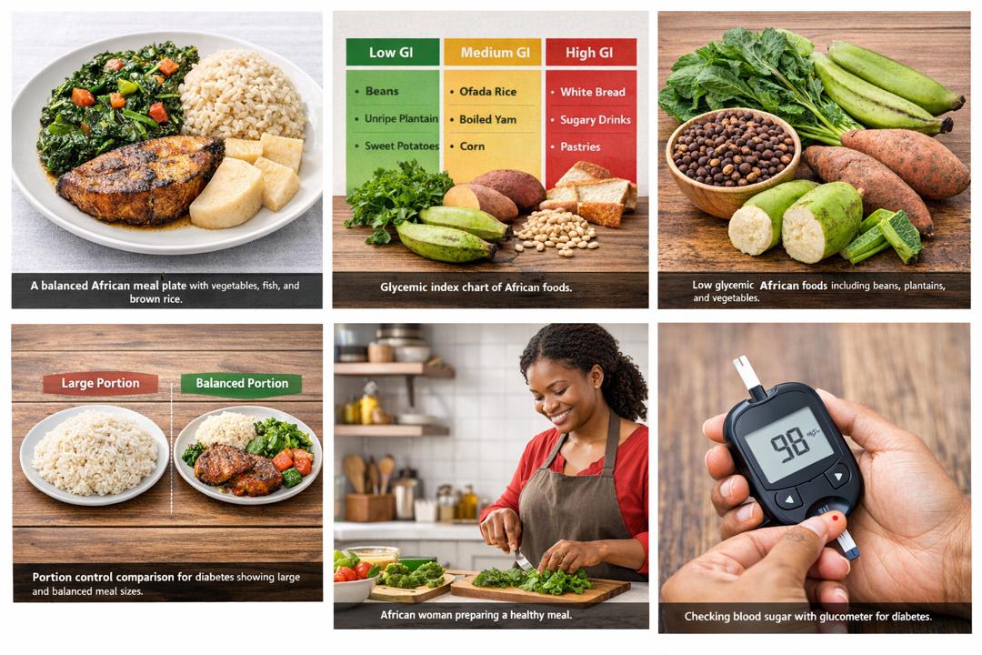 image of diabetes friendly food for Africans