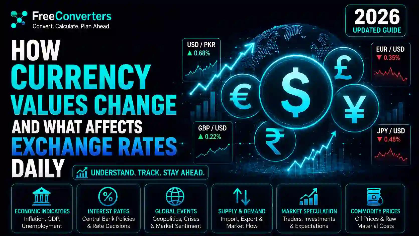 How Currency Values Change and What Affects Exchange Rates Daily
