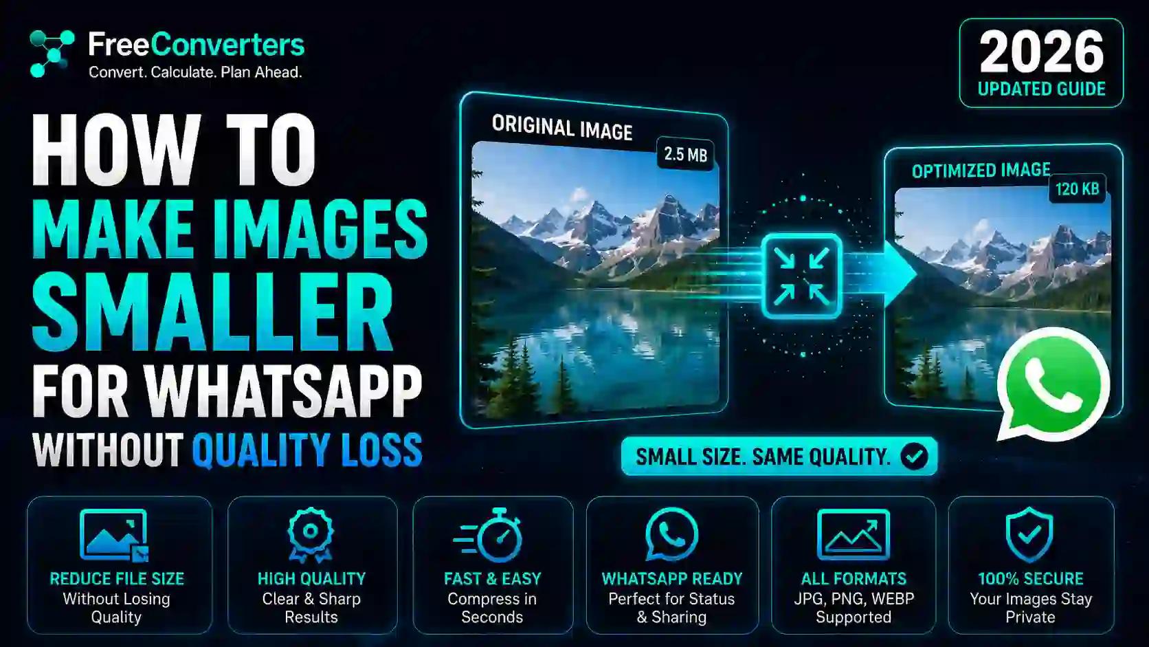 How to Make Images Smaller for WhatsApp Without Quality Loss