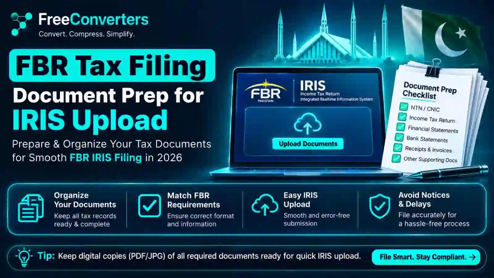 FBR IRIS Documents Required for Tax Filing: 2026 Guide