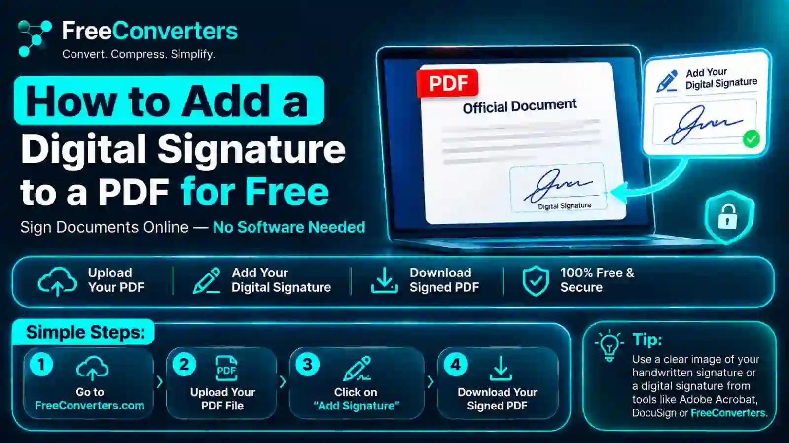 How to Digitally Sign a PDF for Free (2026 Guide)