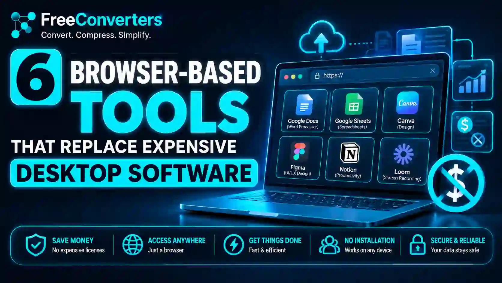 6 Browser-Based Tools That Replace Expensive Desktop Software