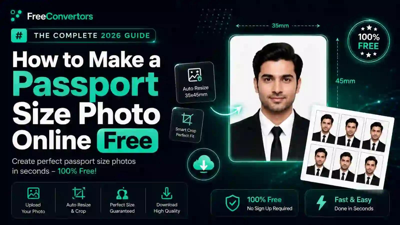 How to Make a Passport Size Photo Online Free: The Complete 2026 Guide
