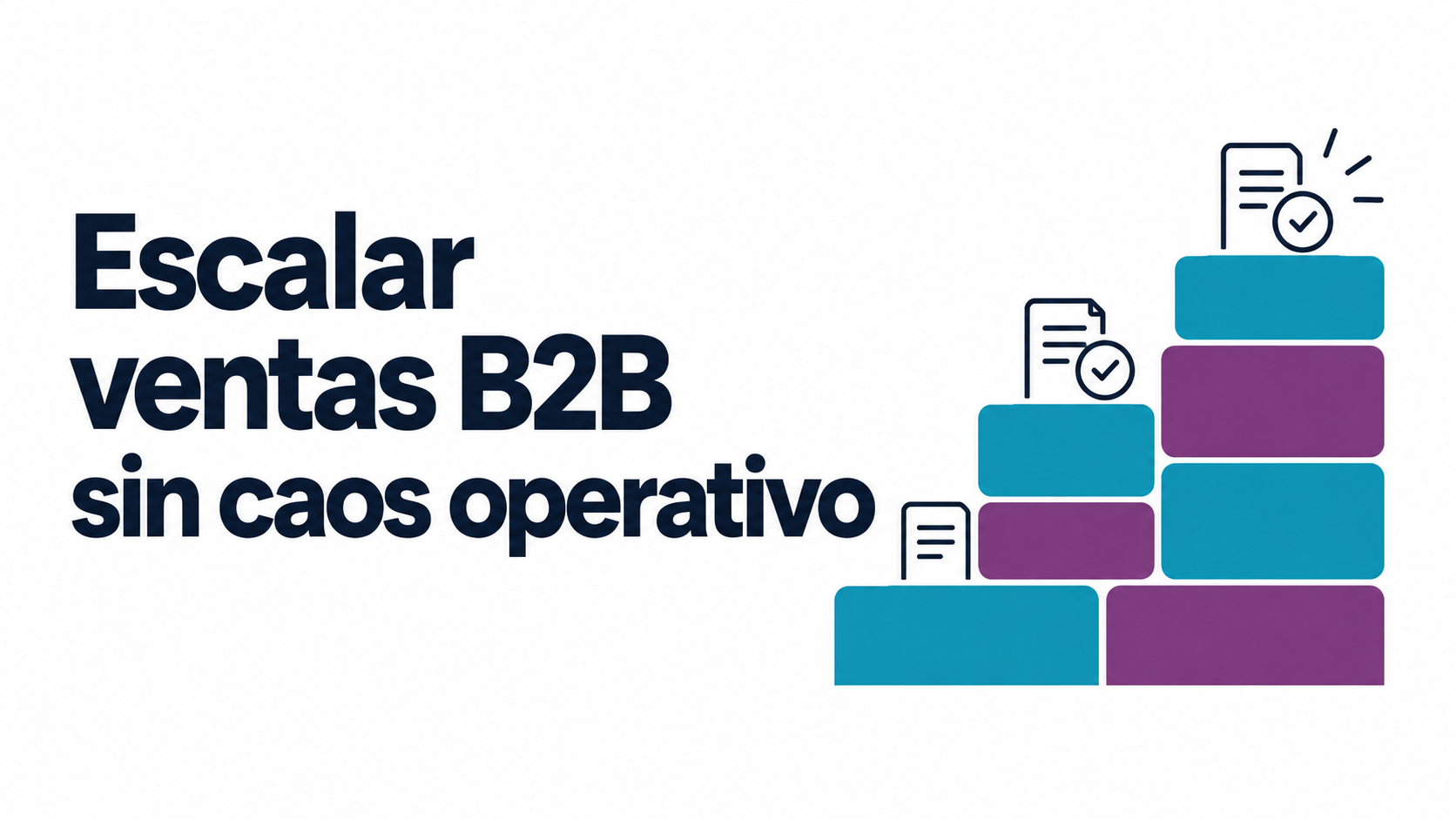 Escalar ventas B2B sin caos operativo