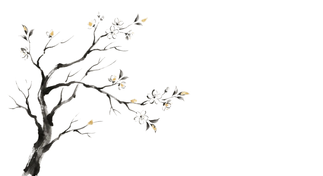 Arbre - estampe in Yin