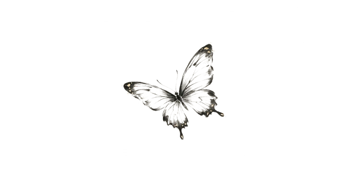Papillon - estampe in Yin