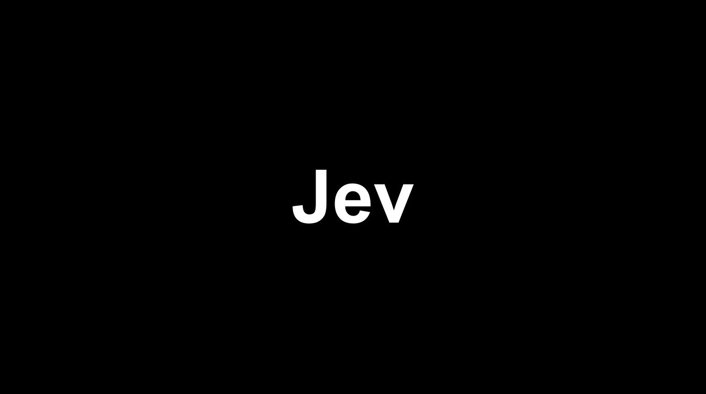 Jev가 뭐지?