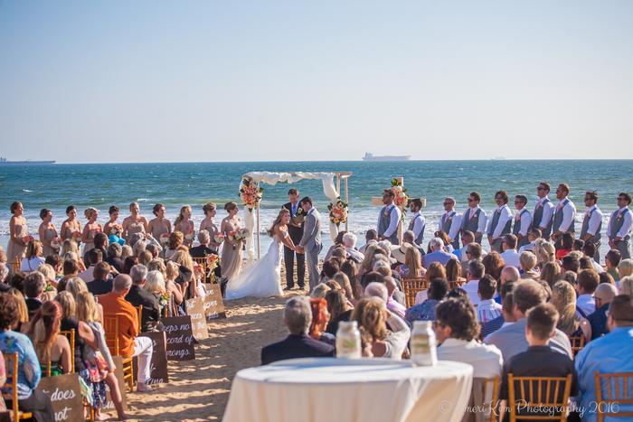 Barefoot Wedding on the Beach...Kaitlyn & Tony 8-06-16
