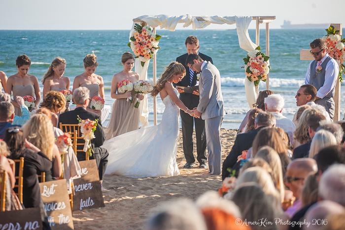Barefoot Wedding on the Beach...Kaitlyn & Tony 8-06-16