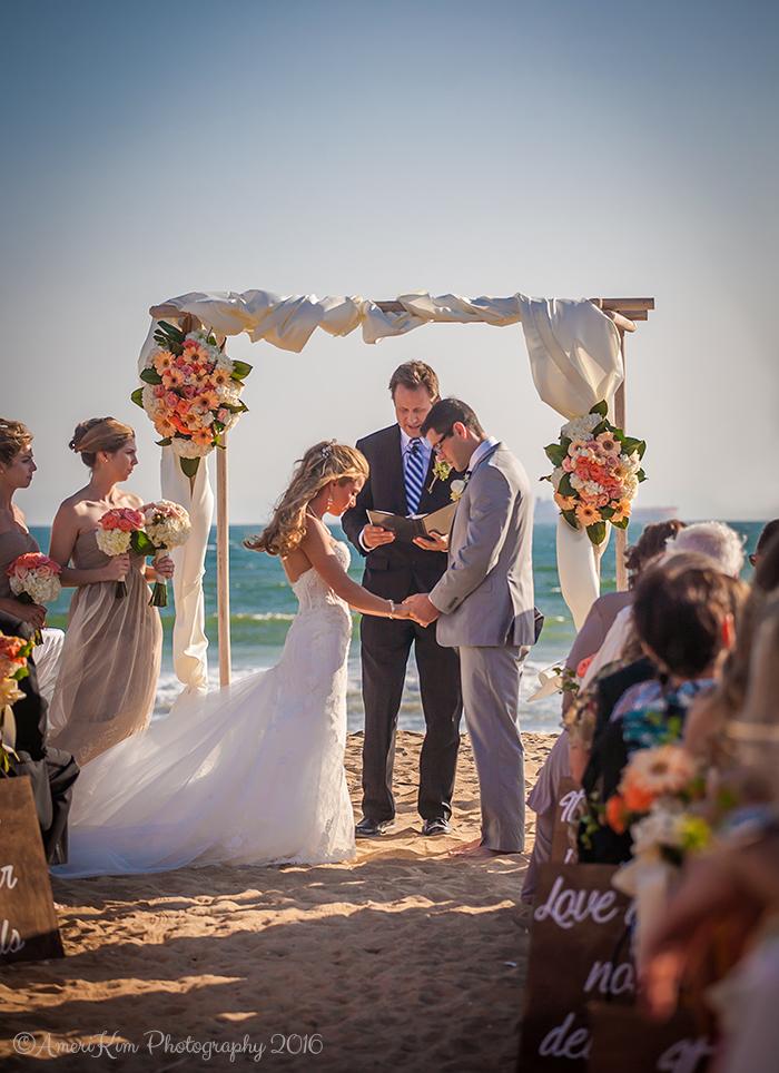 Barefoot Wedding on the Beach...Kaitlyn & Tony 8-06-16