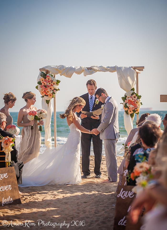 Barefoot Wedding on the Beach...Kaitlyn & Tony 8-06-16