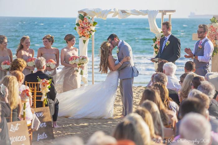Barefoot Wedding on the Beach...Kaitlyn & Tony 8-06-16