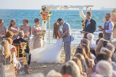 Barefoot Wedding on the Beach...Kaitlyn & Tony 8-06-16