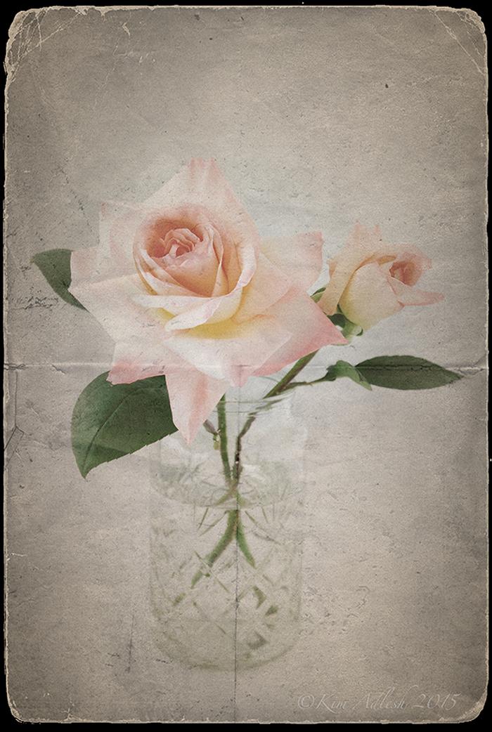 Antiqued Floral Series II