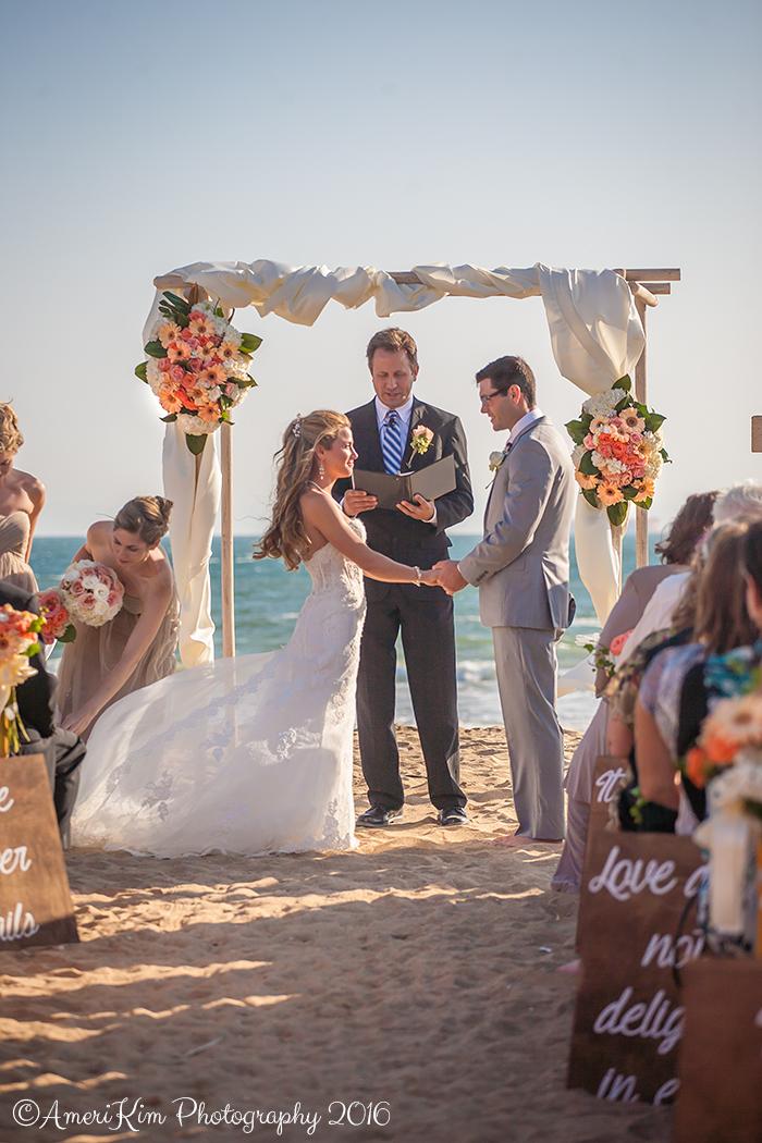 Barefoot Wedding on the Beach...Kaitlyn & Tony 8-06-16