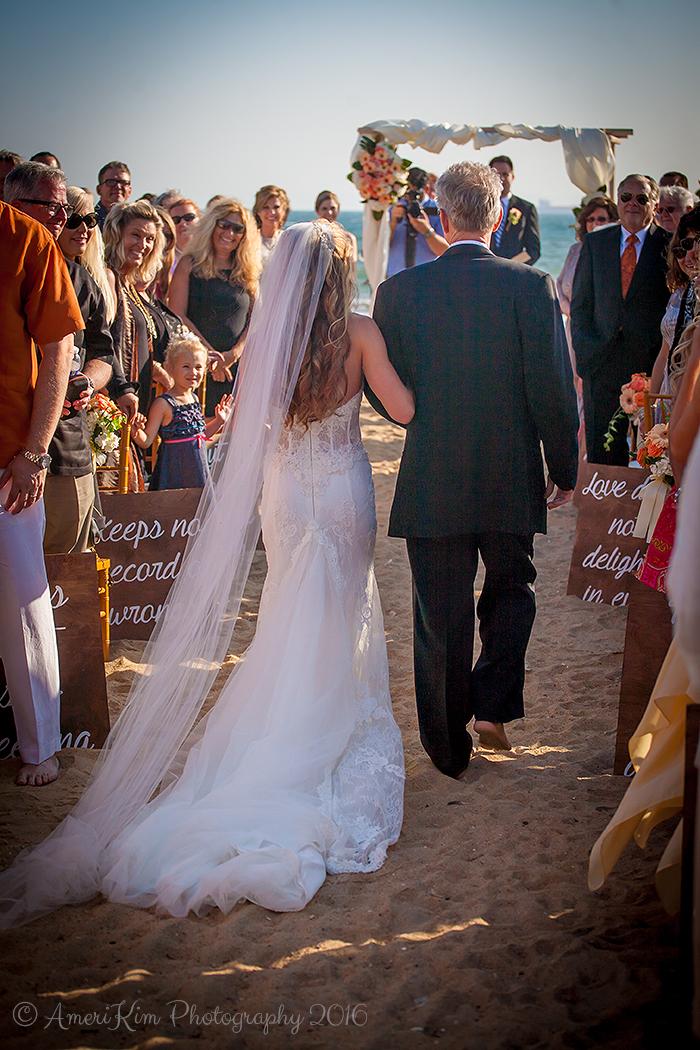 Barefoot Wedding on the Beach...Kaitlyn & Tony 8-06-16