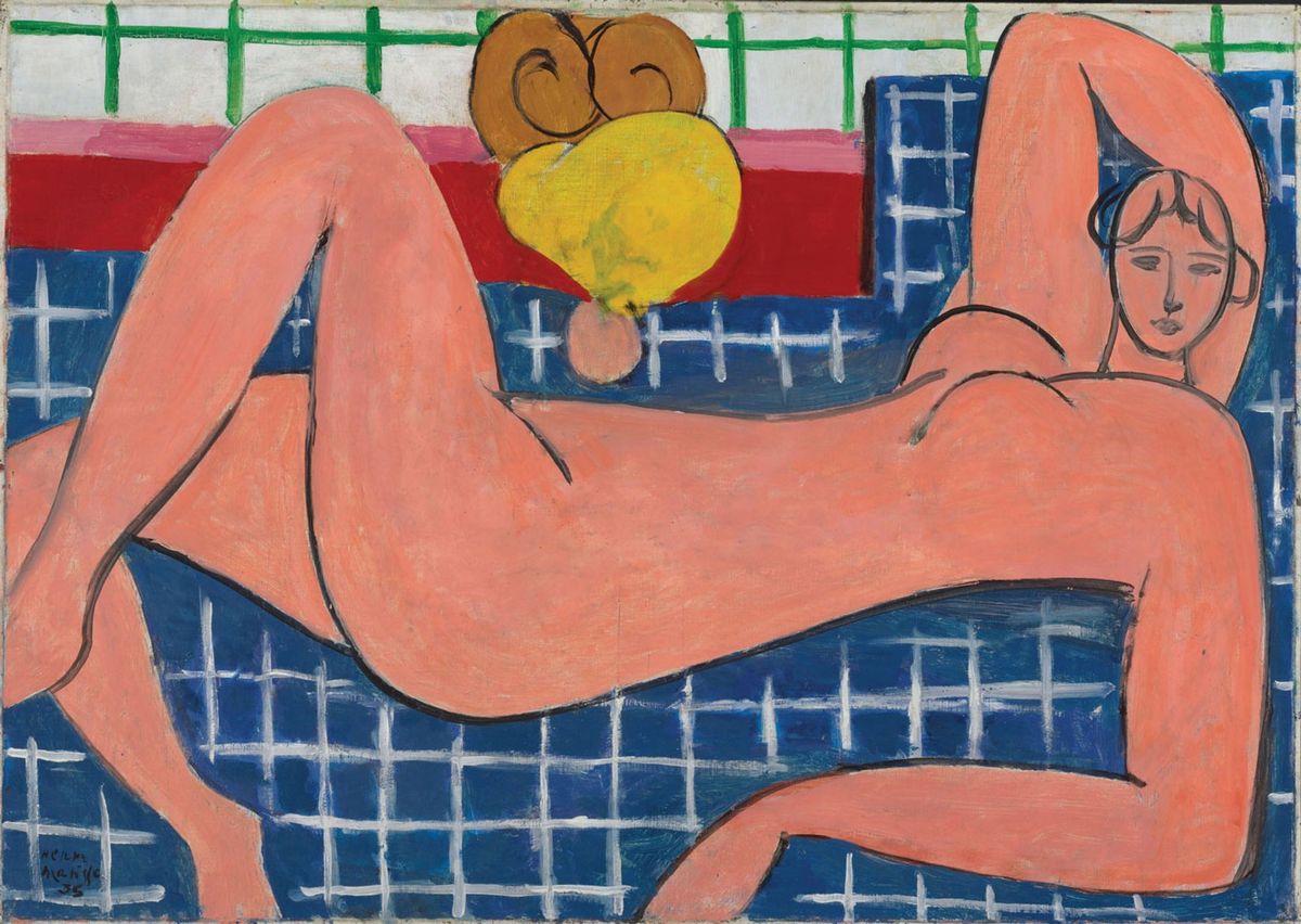 "העירום הגדול" של אנרי מאטיס (1935) 

© ירושה H. Matisse, פריס/האגודה לזכויות אמנים (ARS) ניו יורק


