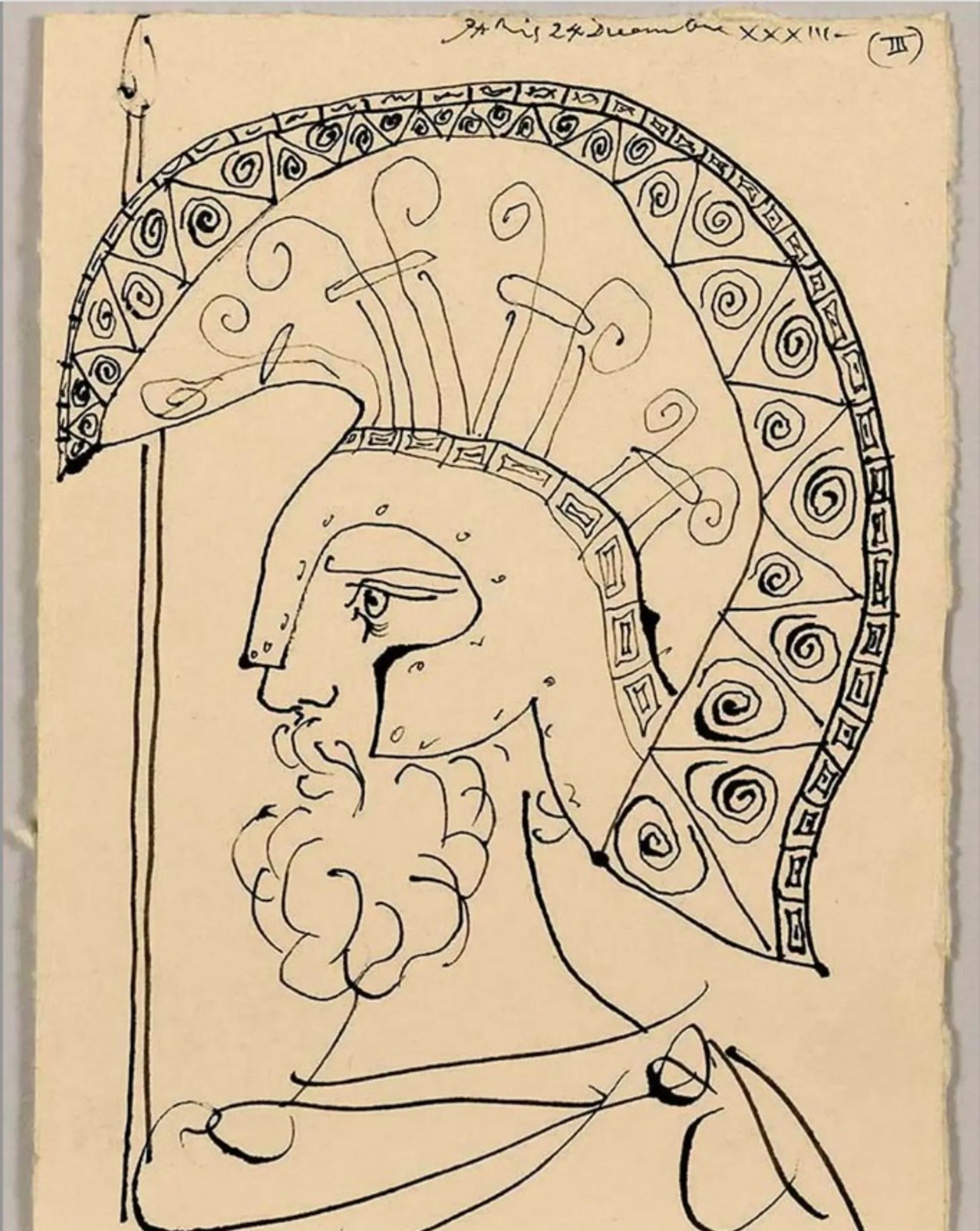 Study for Lysistrata (1933) של פיקאסו הוחזר מרשותם של אן והרברט פפר

© Succession Picasso
