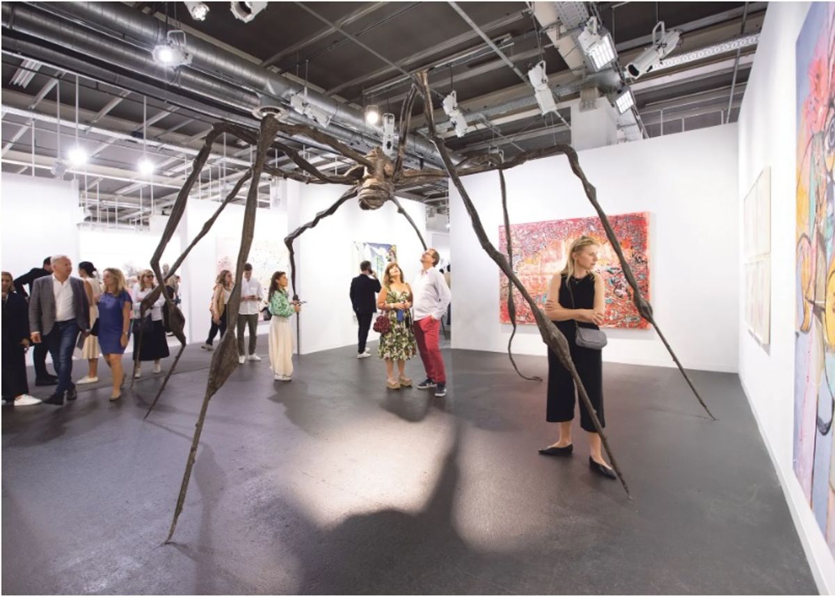עכביש הברונזה של לואיז בורז'ואה (1996) נמכר ב-Hauser & Wirth תמורת 40 מיליון דולר בשעות הראשונות של יום ה-VIP ביריד

צילום: דיוויד אוונס