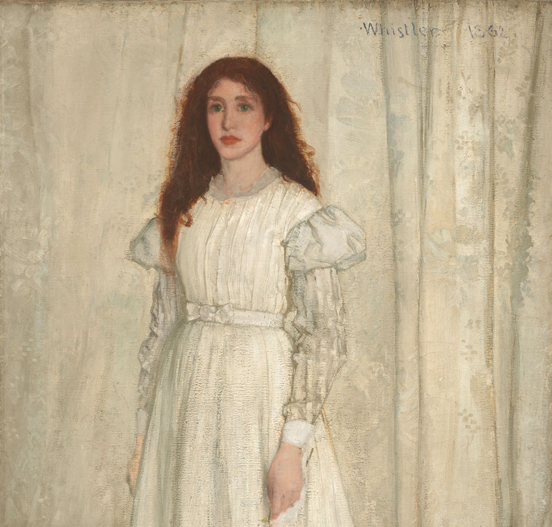 Symphony in White, No. 1: The White Girl (1862) של ג'יימס אבוט מקניל ויסלר 

הגלריה הלאומית לאמנות, וושינגטון, אוסף האריס ויטמור