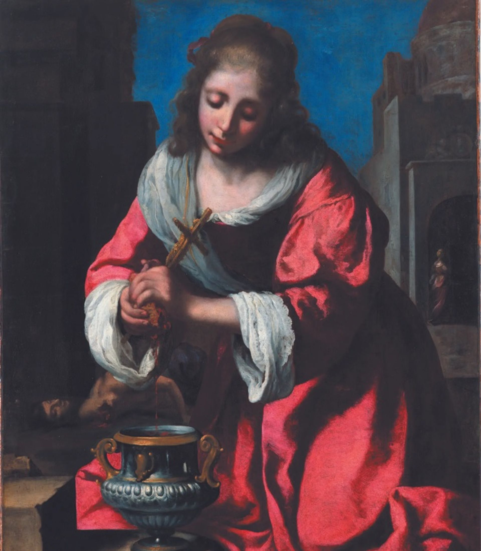 Saint Praxedis (1655) נחשב כיום כציור אותנטי של יוהנס ורמיר

צילום: "המוזיאון הלאומי לאמנות מערבית"
