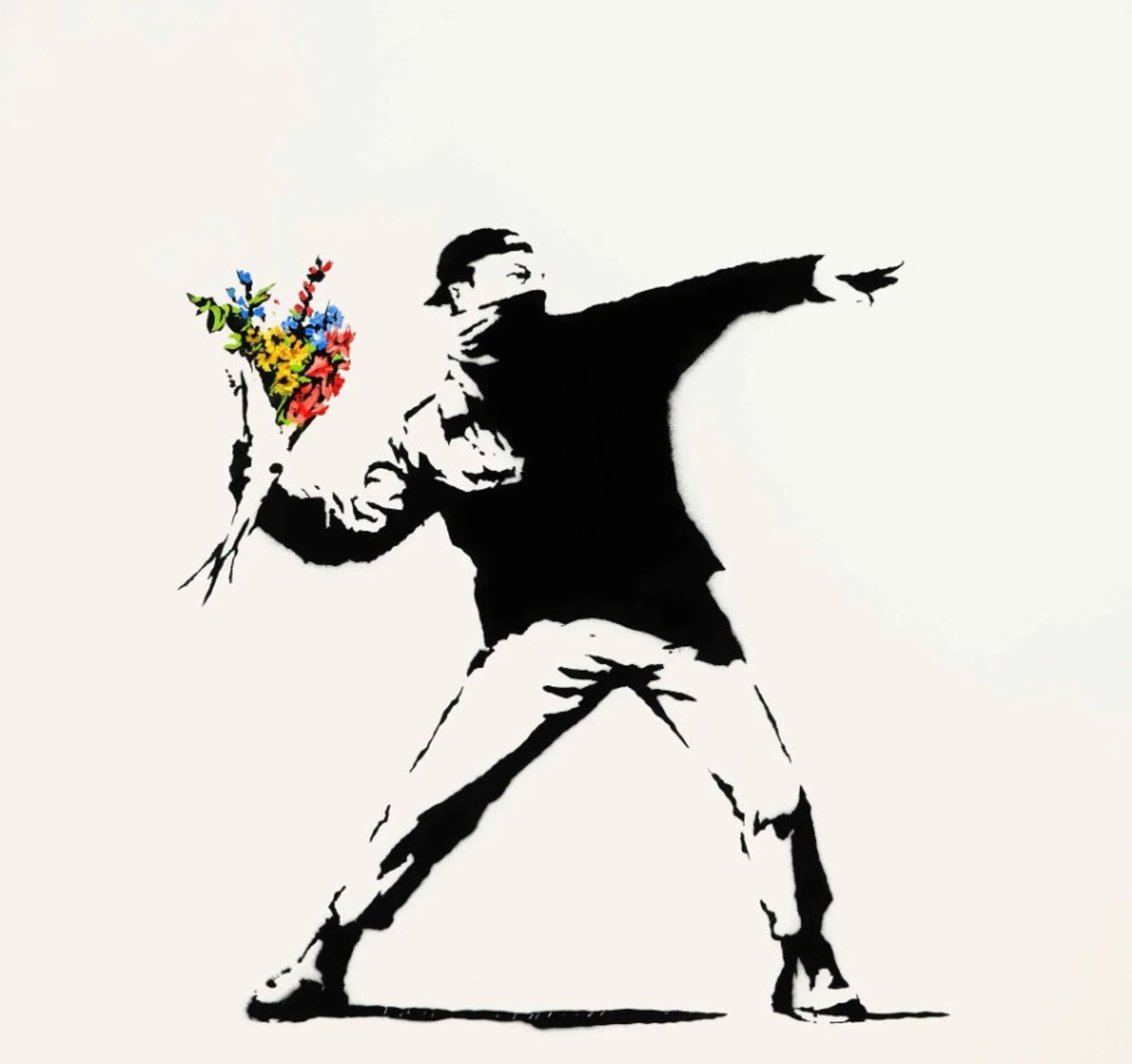 Banksy's Love is in the Air (2005)