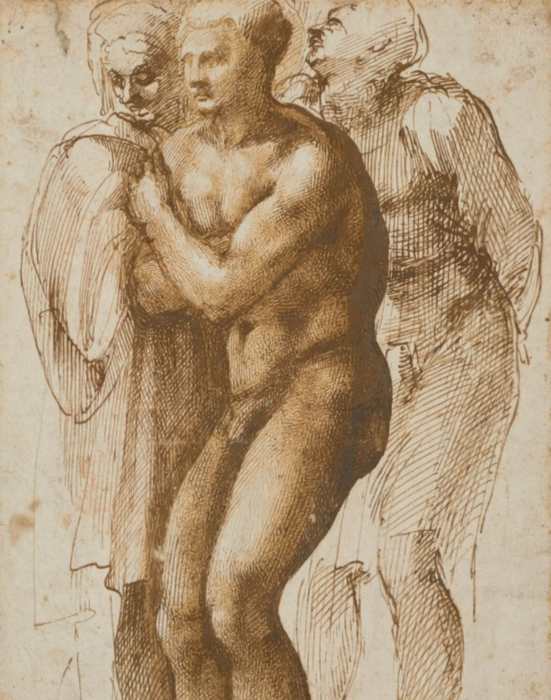 "A nude young man (after Masaccio) surrounded by two figures " (סוף המאה ה-15) של מיכלאנג'לו

© Christie's Images Limited, 2022