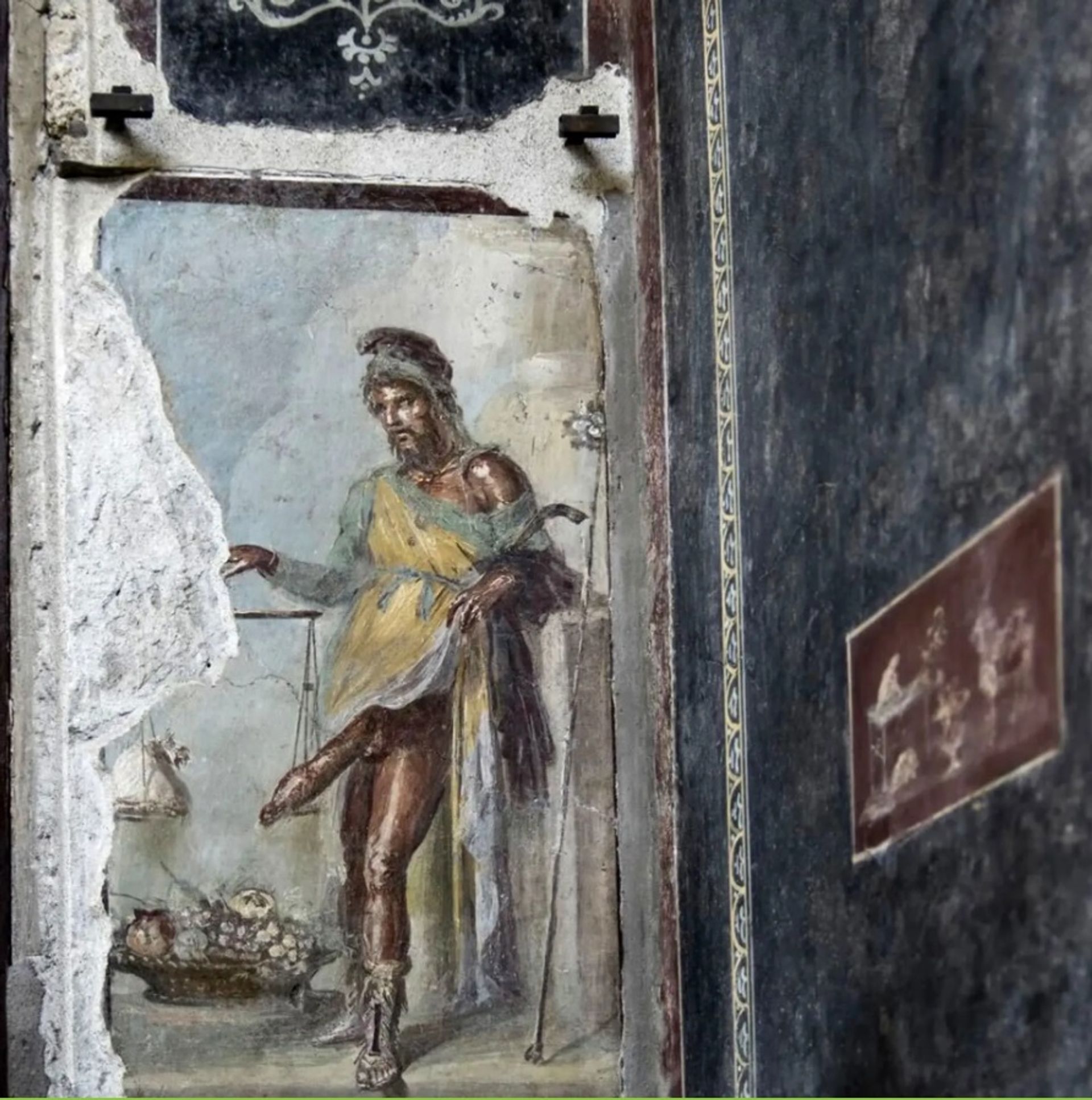 פריאפוס, אל הפריון, נחשב גם כמרחיק של הרוע

באדיבות Pompeii Parco Archeologico באמצעות אינסטגרם