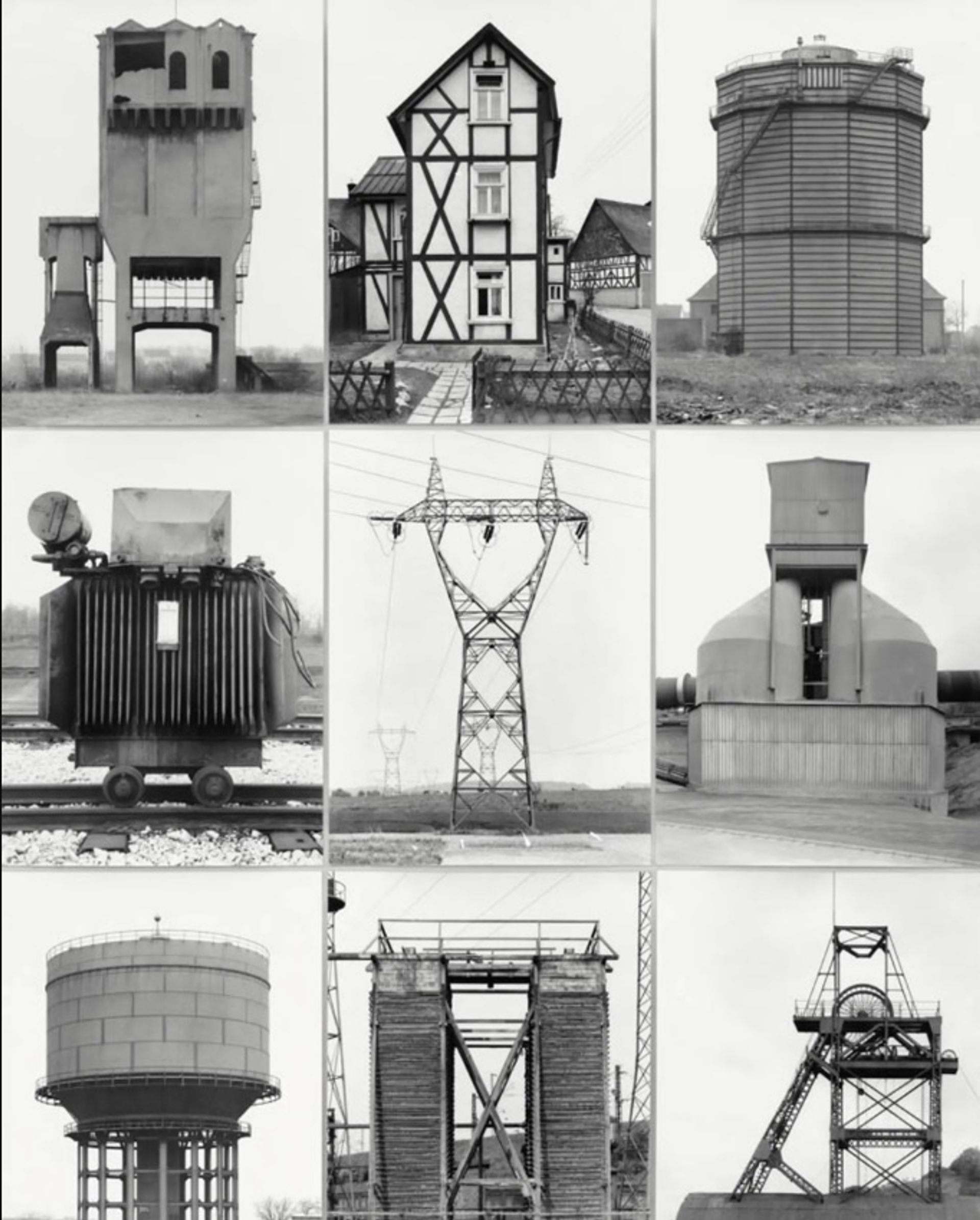 Comparative Juxtaposition, Nine Objects, Each with a Different Function (1961-72) של ברנד והילה בכר

© ברנד והילה בכר