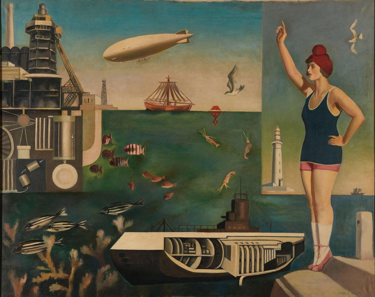 "האומי" (הים) של קוגה הארה (1929)

המוזיאון הלאומי לאמנות מודרנית, טוקיו