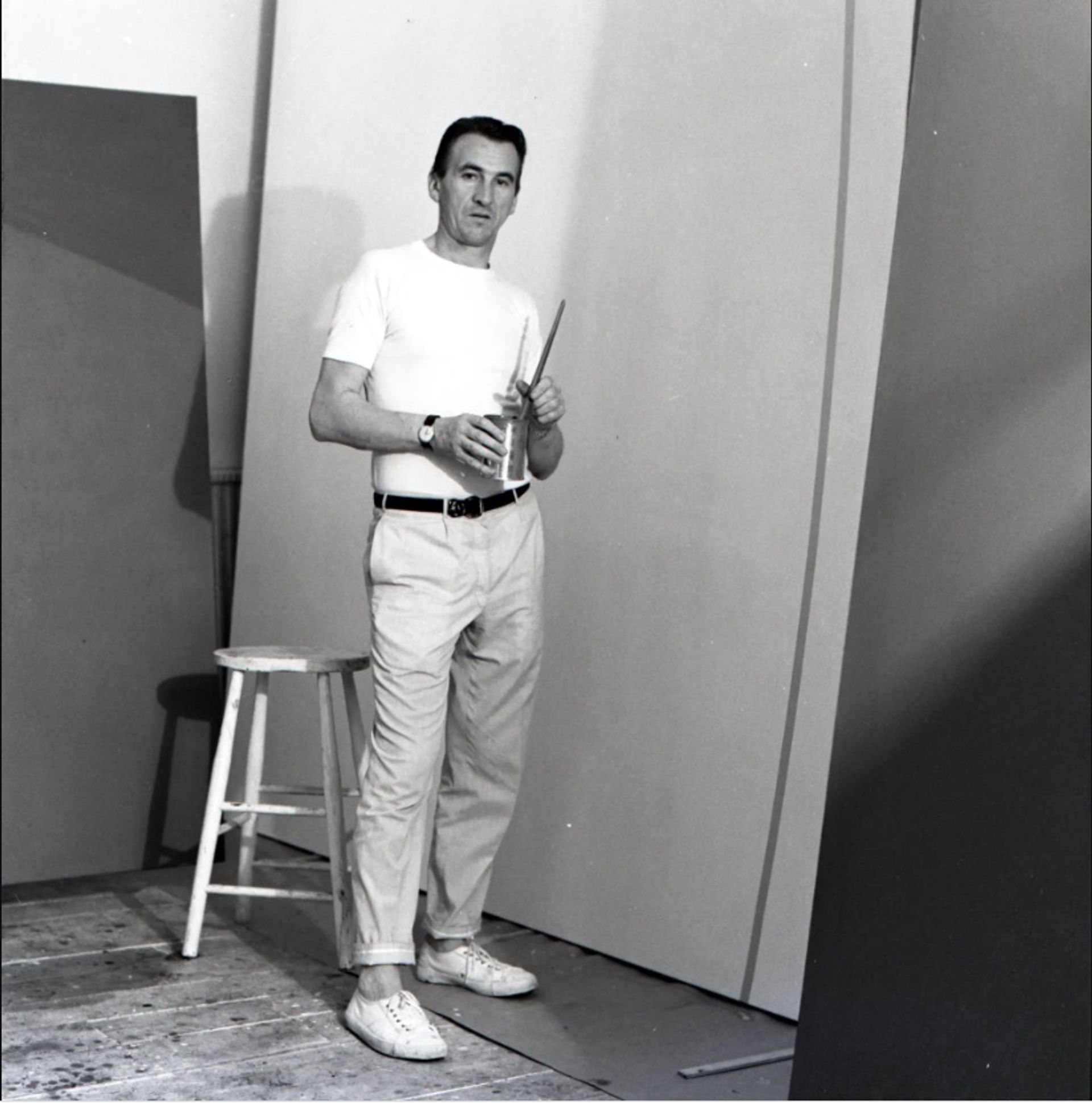 ויליאם טרנבול בסטודיו שלו בקמדן סקוור, 1960

© עזבונו של וויליאם טרנבול