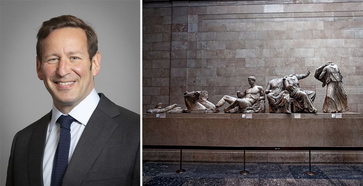 "הדיון באמת התקדם. אני חושב שהייתי תומך בהחזרת פסלי הפרתנון עכשיו", אמר אד וייזי

Ed Vaizey: צילום: רוג'ר האריס; פסלים: Txllxt TxllxT


