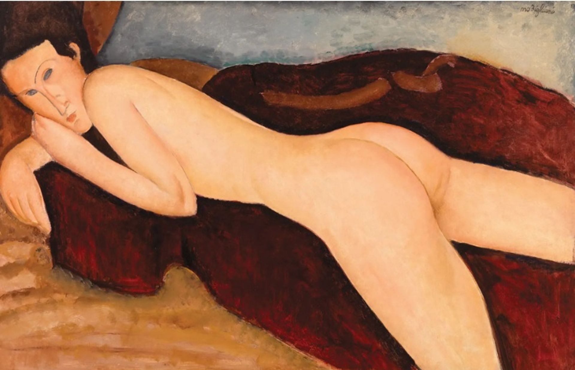Reclining Nude from the Back (1917) של מודיליאני

באדיבות "קרן בארנס"