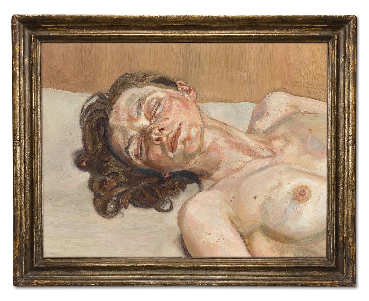 Girl with Eyes Closed (1986-87) לוכדת את "שביעות הרצון השקטה" של לונגמן, אומרת קתרין ארנולד, ראש המחלקה לאמנות שלאחר המלחמה ואמנות עכשווית בכריסטי'ס אירופה 

© Christie's Images Limited 2022