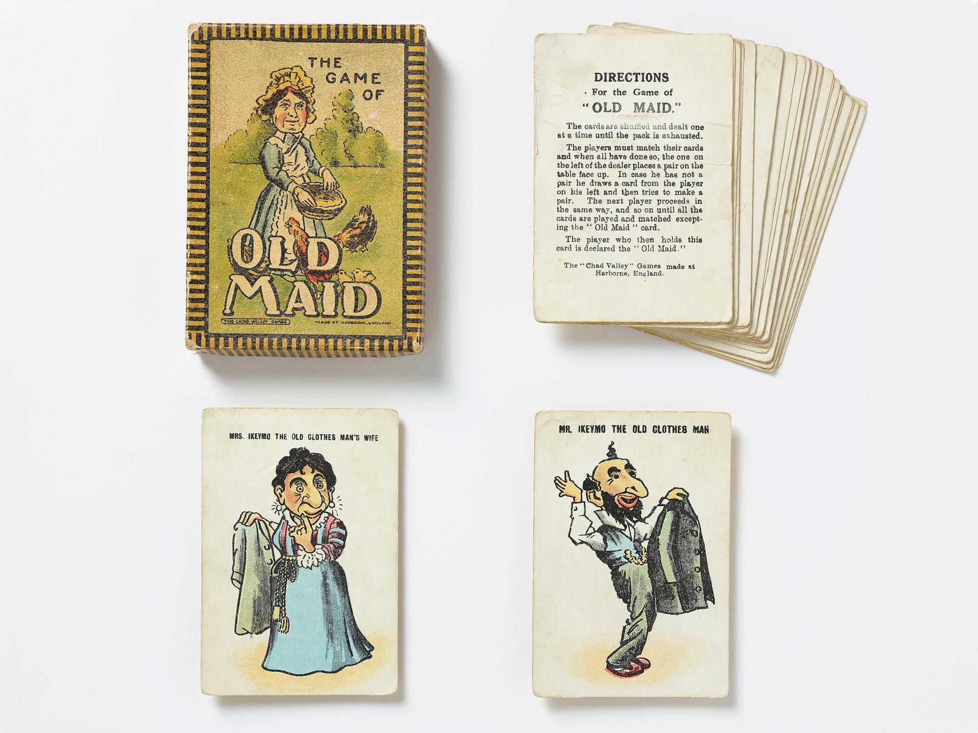 גרסה אנטישמית של משחק הקלפים Old Maid משנת 1920 בערך

 © Deutsches Historisches Museum