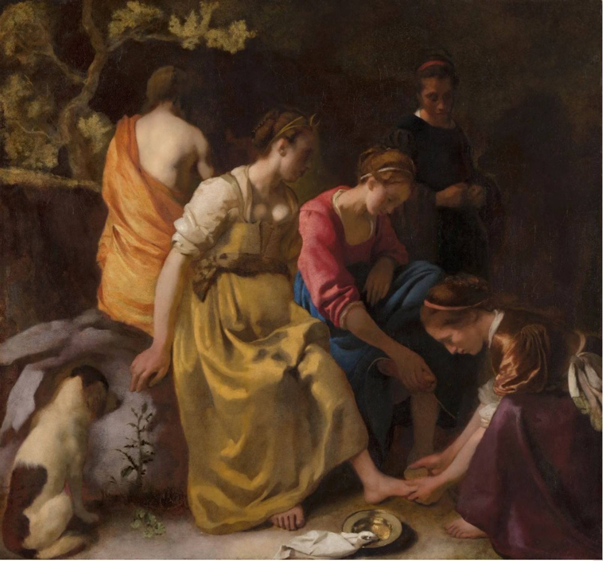 "דיאנה והנימפות שלה" (1653-54), של יוהנס ורמיר. חלק מ"אוסף מאוריצהאוס", יצטרף כעת לתערוכה של ה"רייקסמוזיאום"

באדיבות "מאוריצהאוס", האג