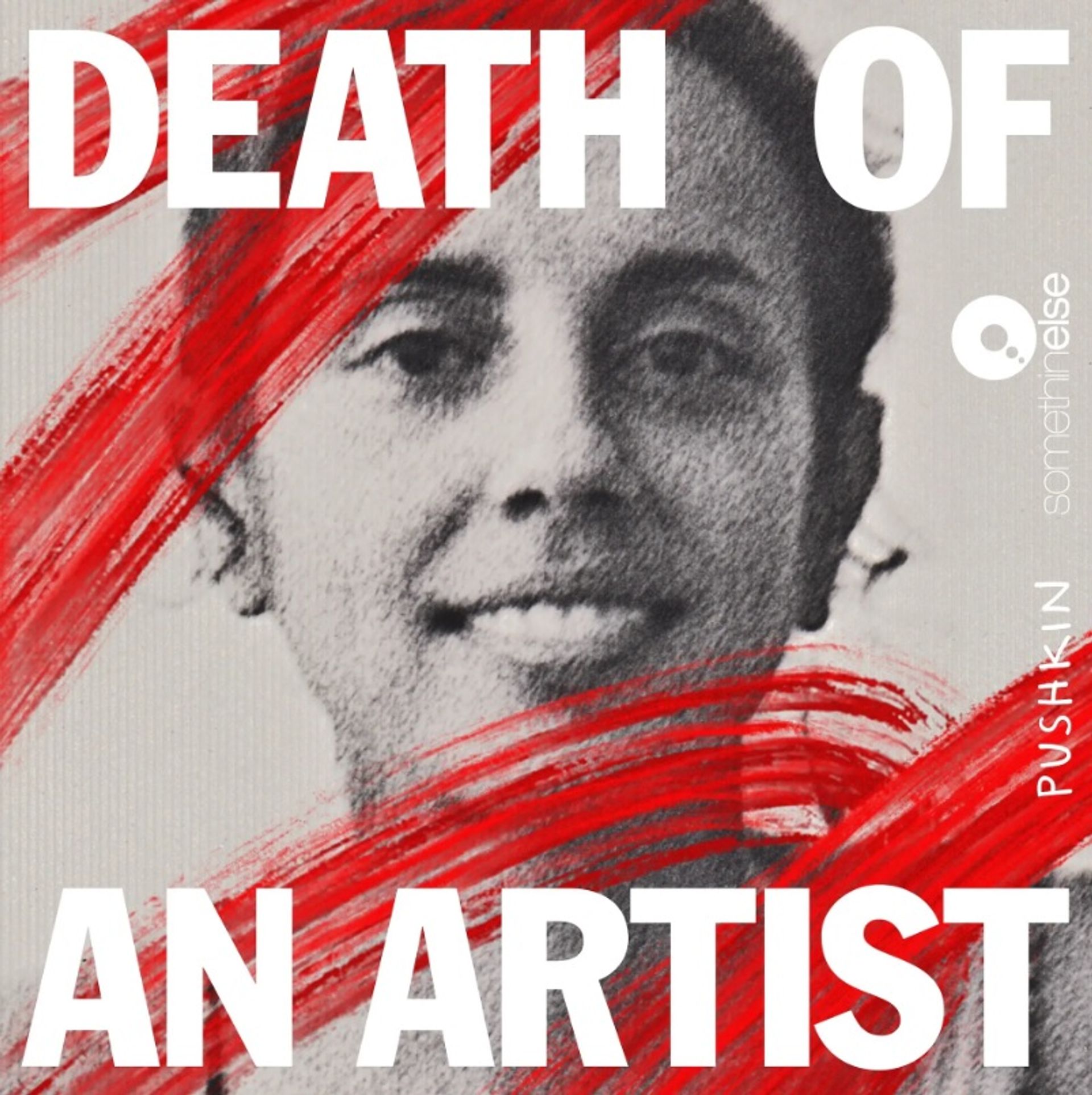 תמונת השער לפודקאסט החדש Death of an Artist, מ-Pushkin Industries, Somethin' Else ו-Sony Entertainment