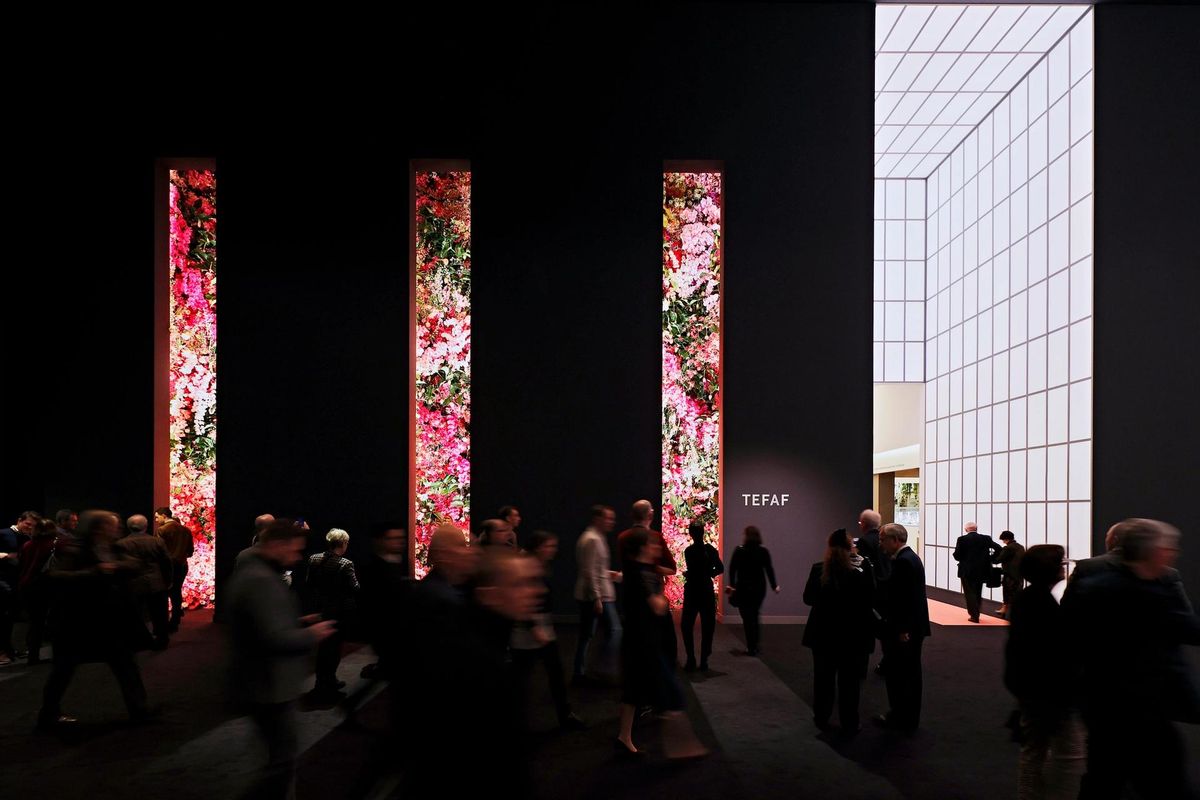 הכניסה ל-Tefaf Maastricht שהתקיים לאחרונה במרץ 2020

באדיבות Tefaf



