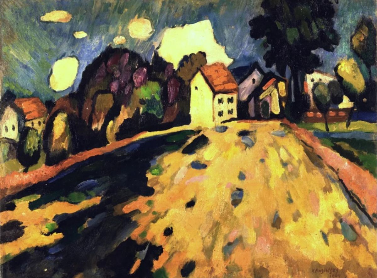 House on the Hill, של מורנאו. ציור שהוצג לכאורה שהוא מאת קנדינסקי, מוצע באתר אינטרנט לגיוס כספים לתמיכה במלחמתה של רוסיה באוקראינה

באדיבות Terricone Project