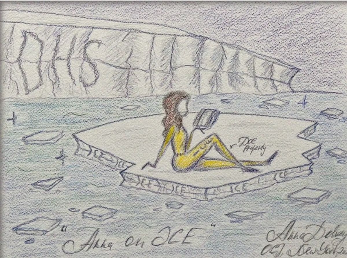 אנה סורוקין, Anna on ICE, 2022 C

באדיבות האמנית, Founders Art Club