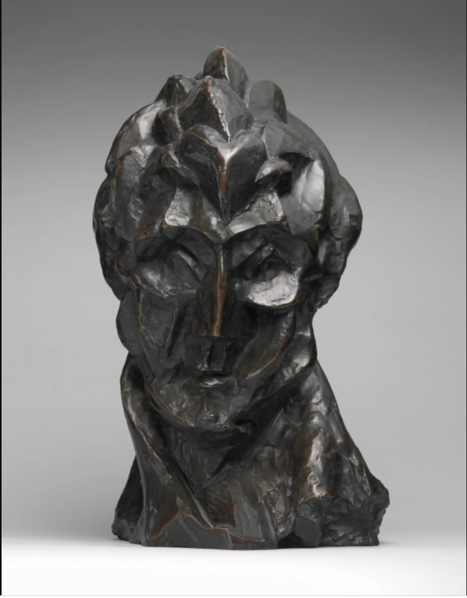 פבלו פיקאסו, Head of a Woman (1909)

מוזיאון המטרופוליטן לאמנות, עזבונה של פלורן מ. שונבורן, 1995 © 2022 העזבון של פבלו פיקאסו / אגודת זכויות האמנים (ARS), ניו יורק