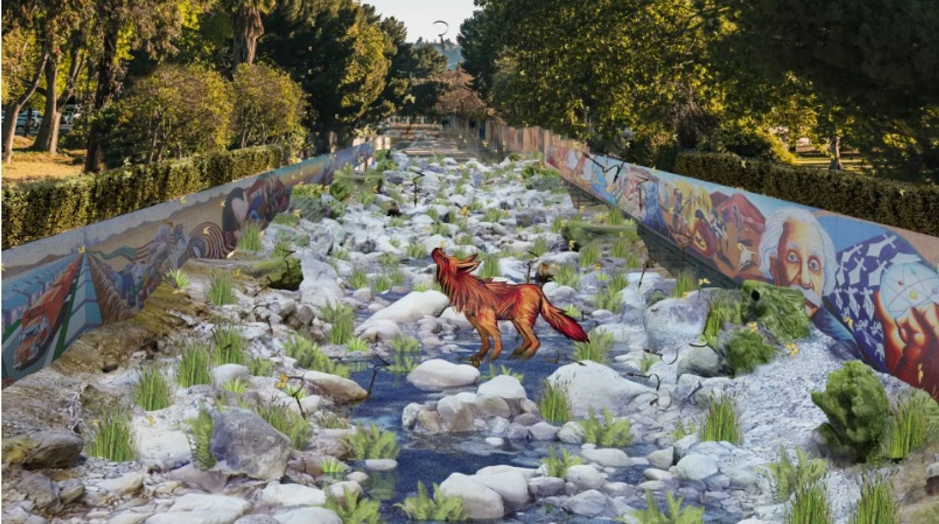 תמונה מתוך: The River Once Ran, 2022 של ג'ודי באקה

באדיבות האמן, Snap Inc והמוזיאון לאמנות של מחוז לוס אנג'לס
