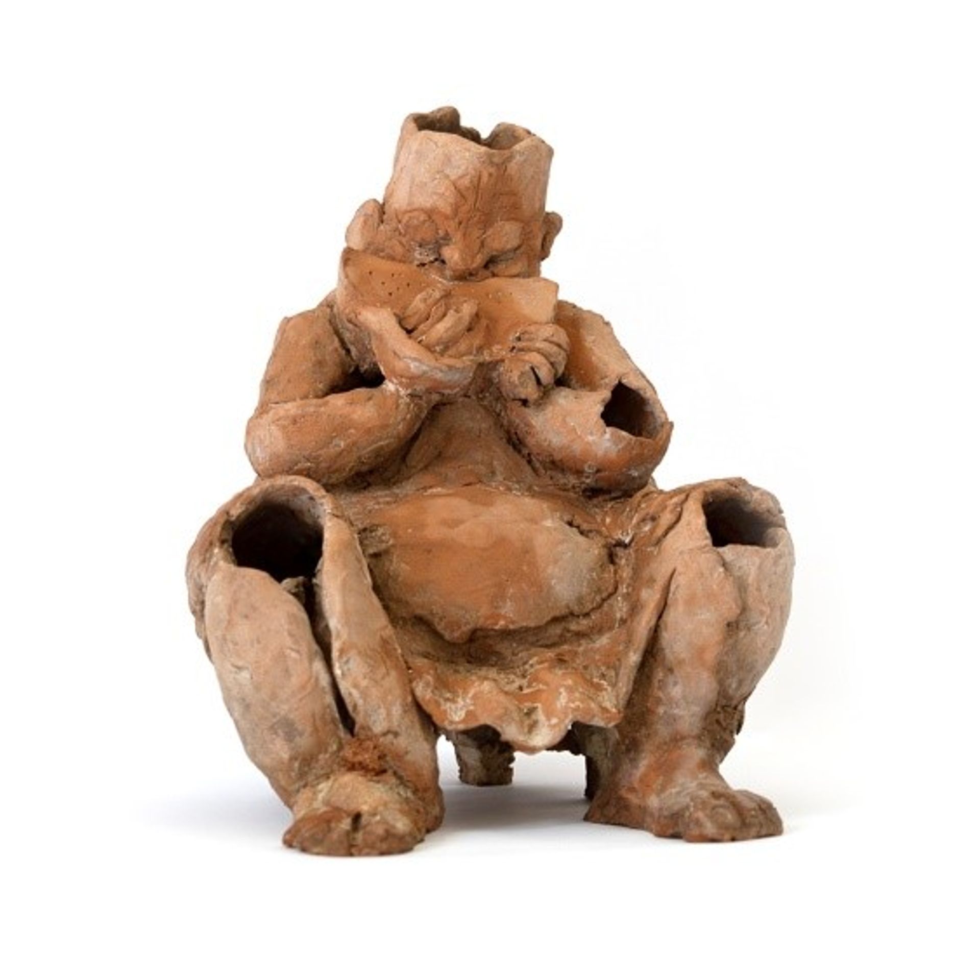 סגנון הפיסול של גוטמן מדגיש את נפחיות הגוף ומתאר דמויות גשמיות ואורגניות 

צילום: מוזיאון נחום גוטמן
